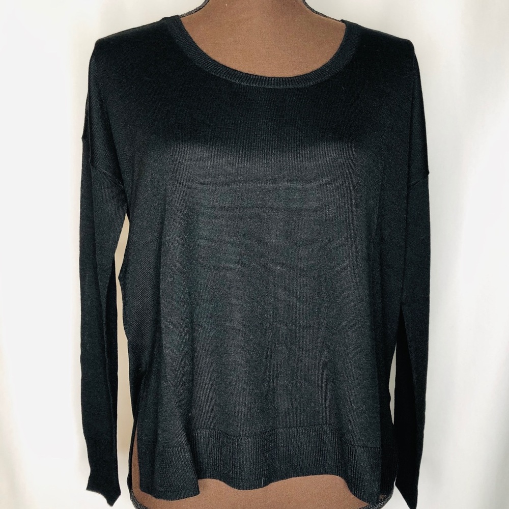 MADEWELL Southstar Wool Sweater True Black - Picture 3 of 7